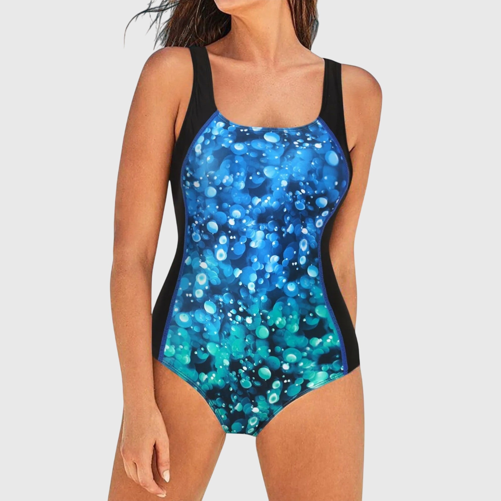Bañador una pieza moldeador | traje de baño estampado para playa