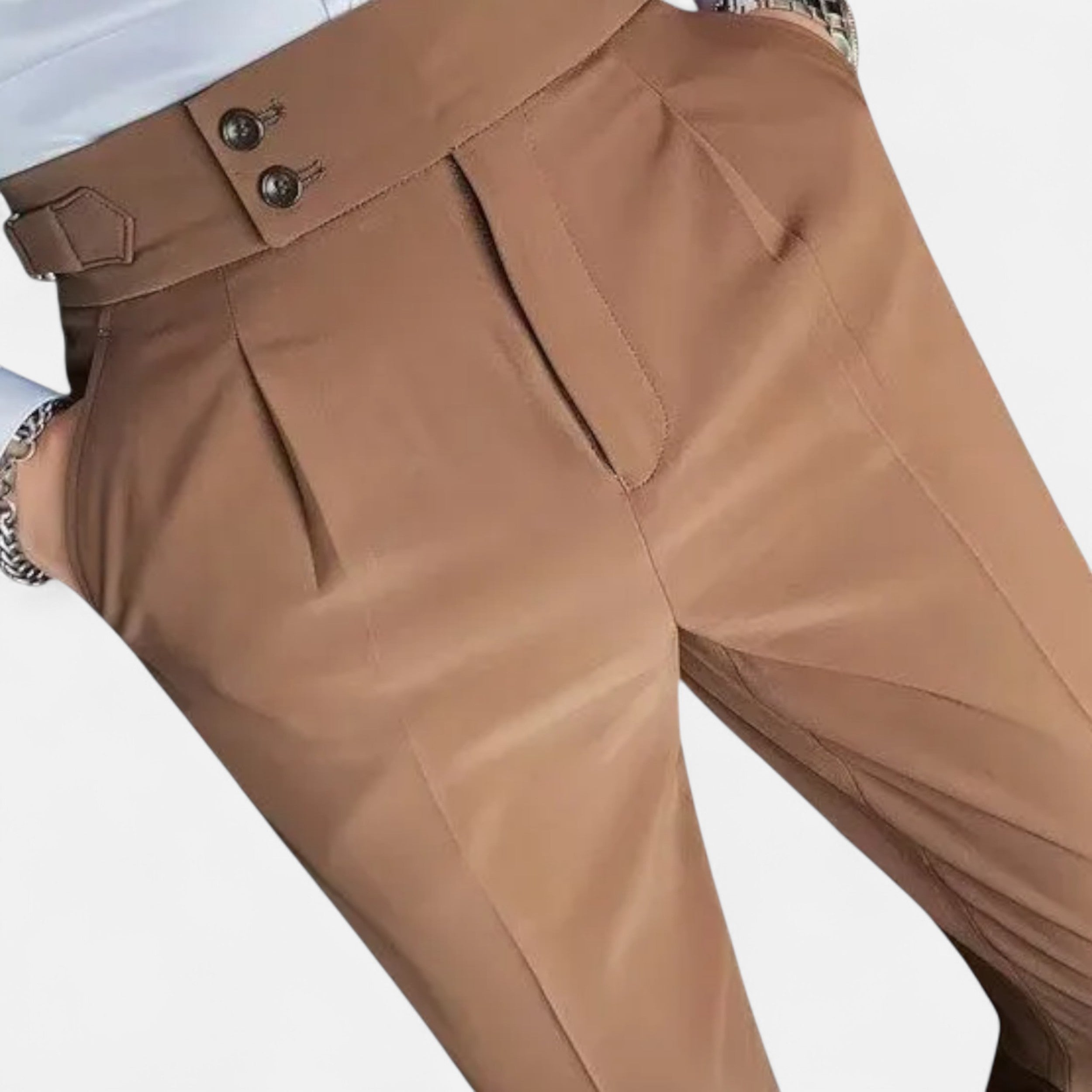 Eliaro Moda | Calças Elegantes Homem Estilo Inglês Ajuste Fino