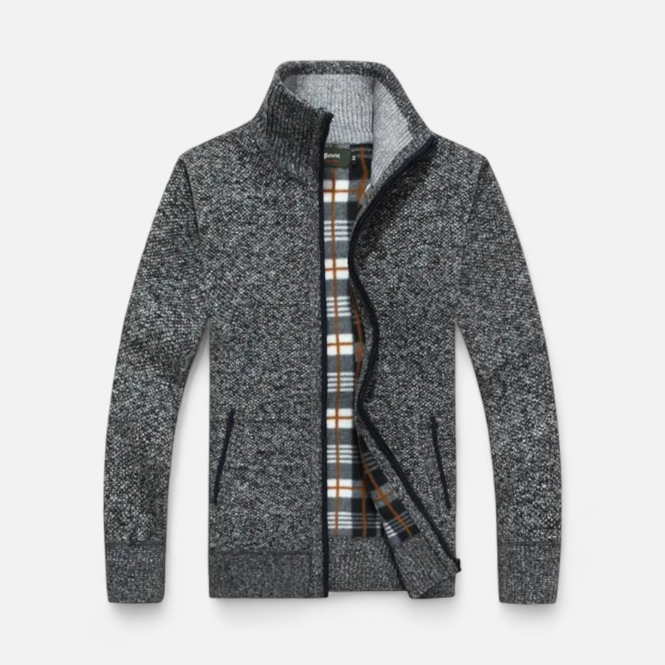 Jersey Hombre Invierno Tejido con Cremallera