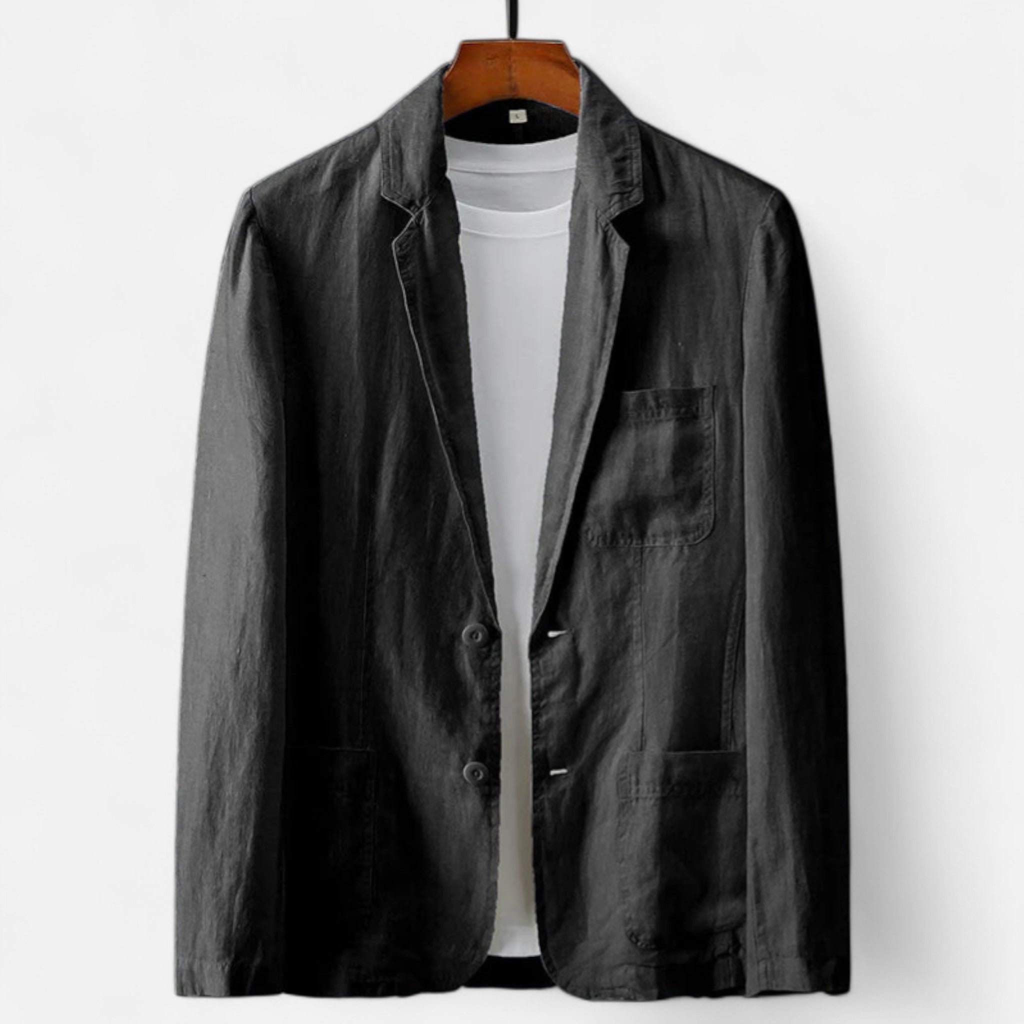 Blazer Casual Hombre Elegancia Atemporal en Lino