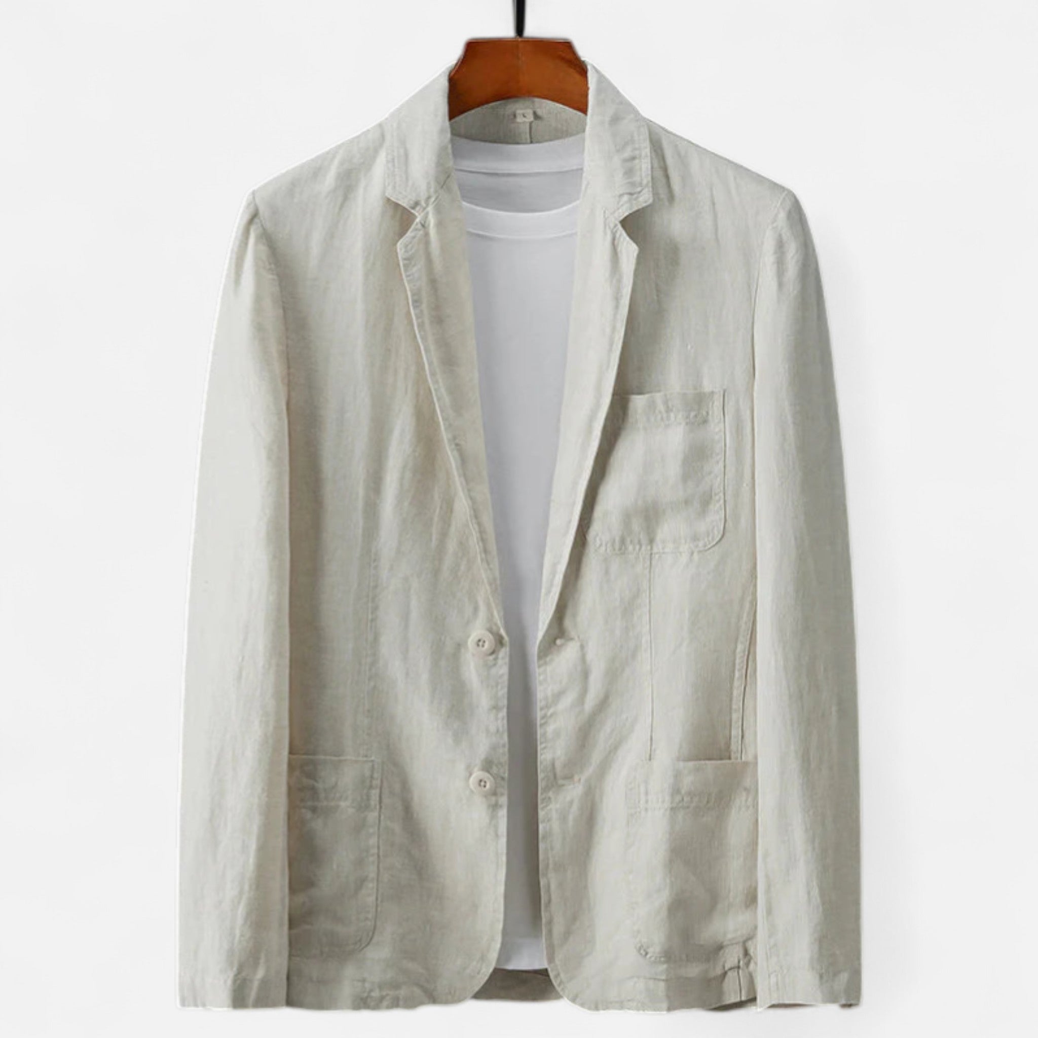 Blazer Casual Hombre Elegancia Atemporal en Lino