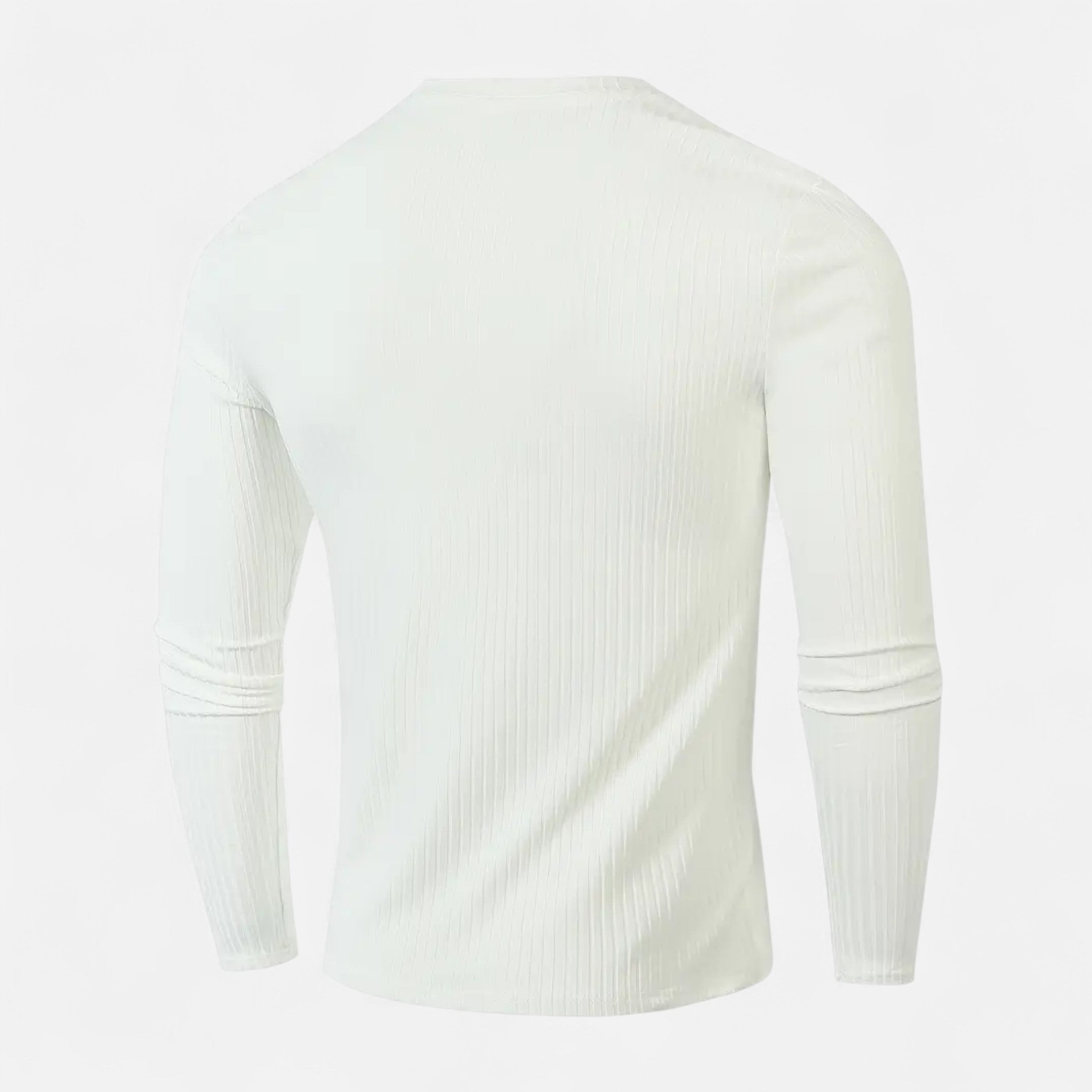 Eliaro Moda | T-shirt de Manga Comprida Canelada para Homem