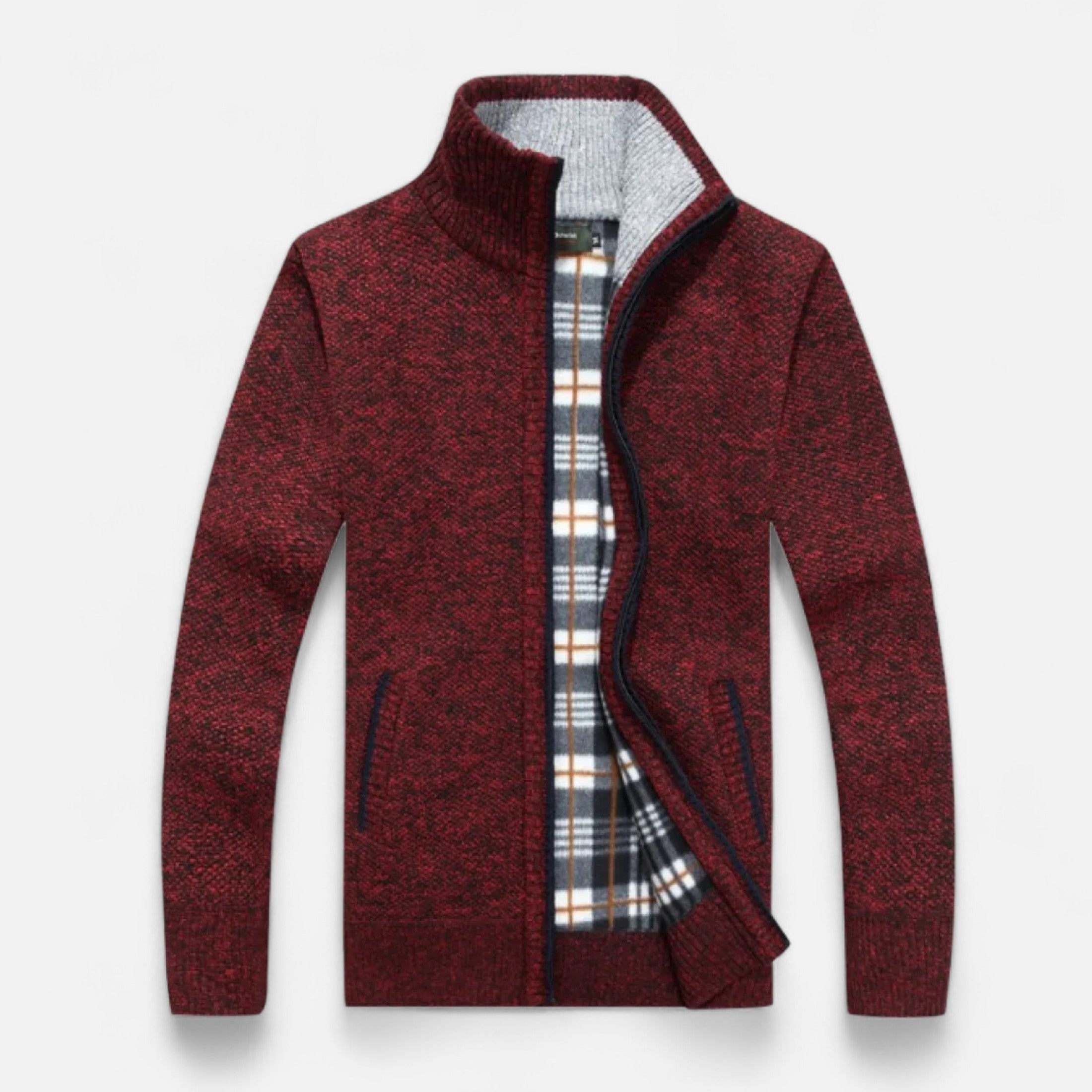 Jersey Hombre Invierno Tejido con Cremallera