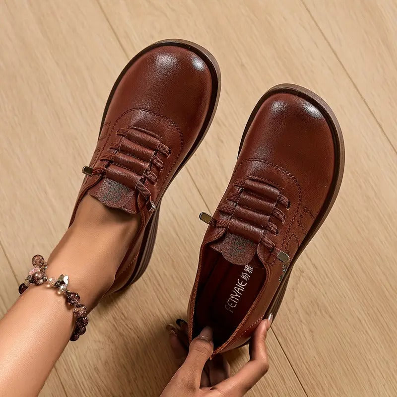 Chaussures sans lacets pour femme avec semelle intérieure anatomique et semelle antidérapante