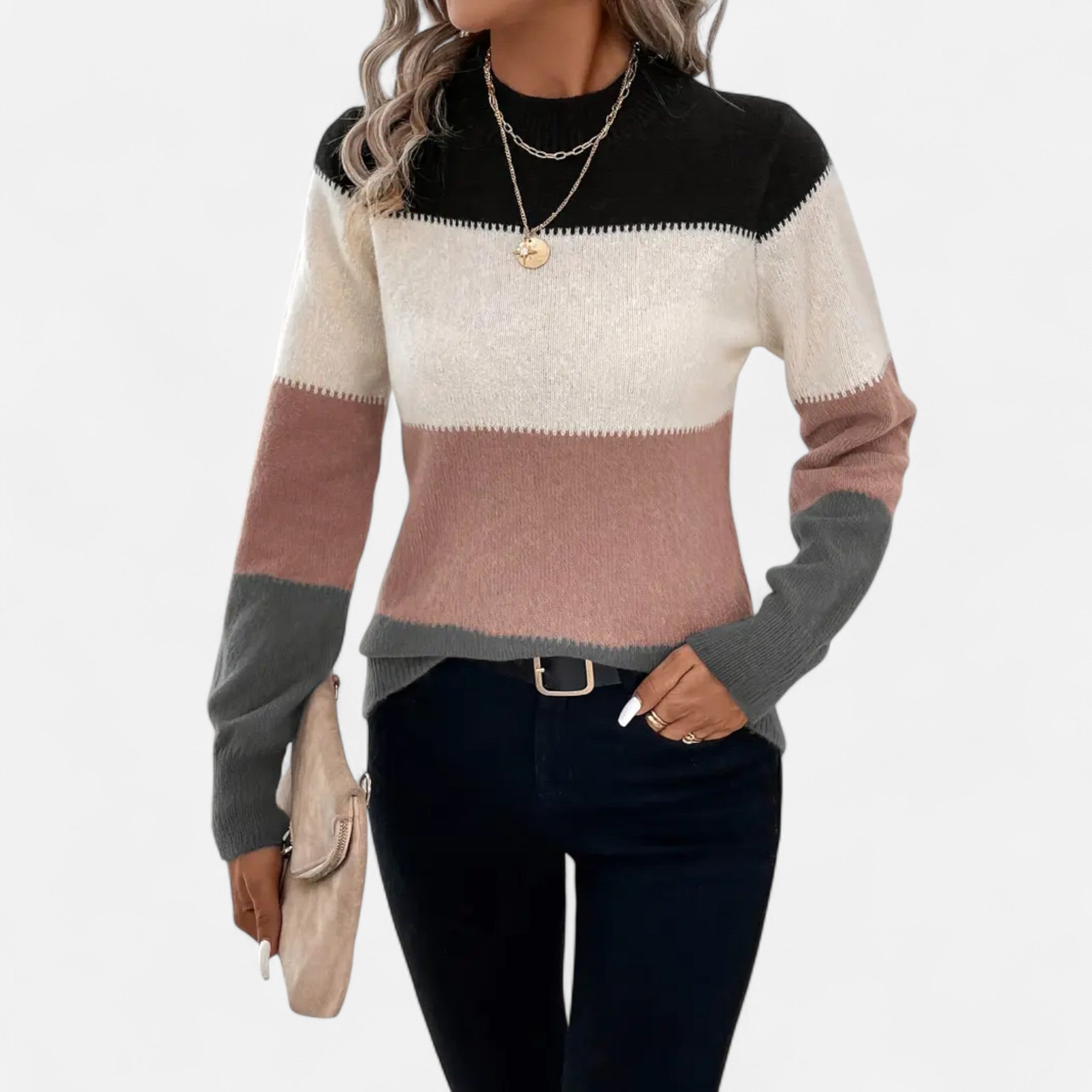 Jersey de Cuello Alto Clásico para Mujer