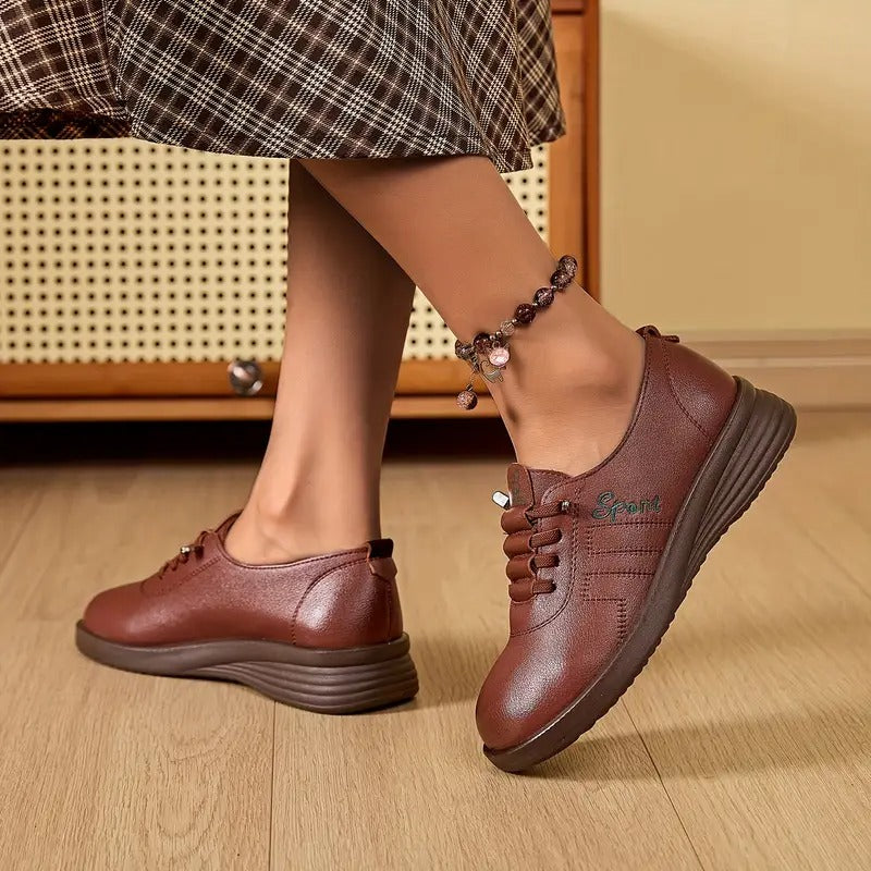 Chaussures sans lacets pour femme avec semelle intérieure anatomique et semelle antidérapante
