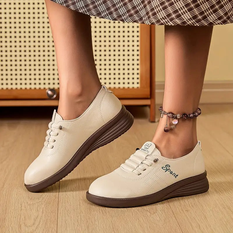 Chaussures sans lacets pour femme avec semelle intérieure anatomique et semelle antidérapante