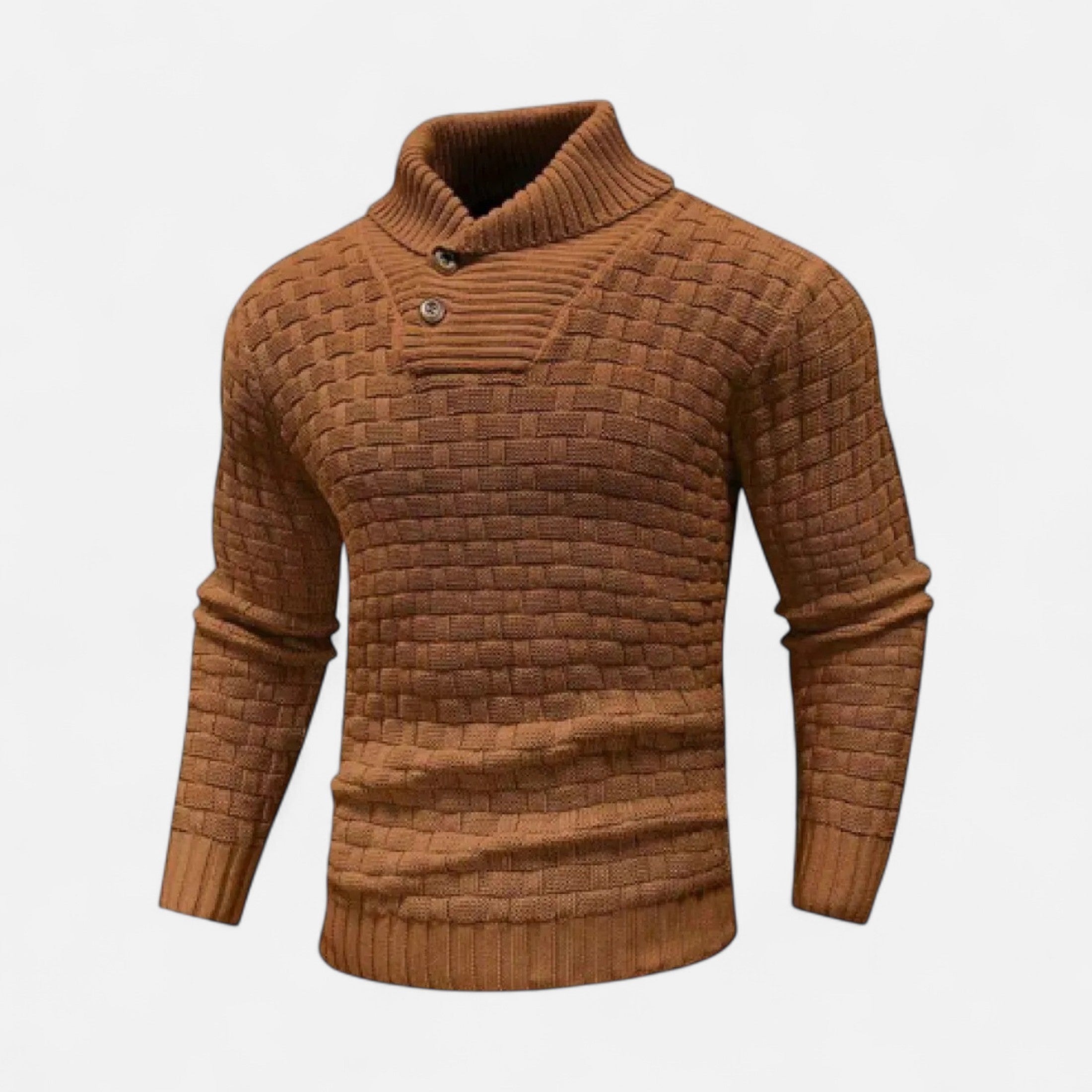 Jersey Hombre Invierno Cuello Alto Térmico