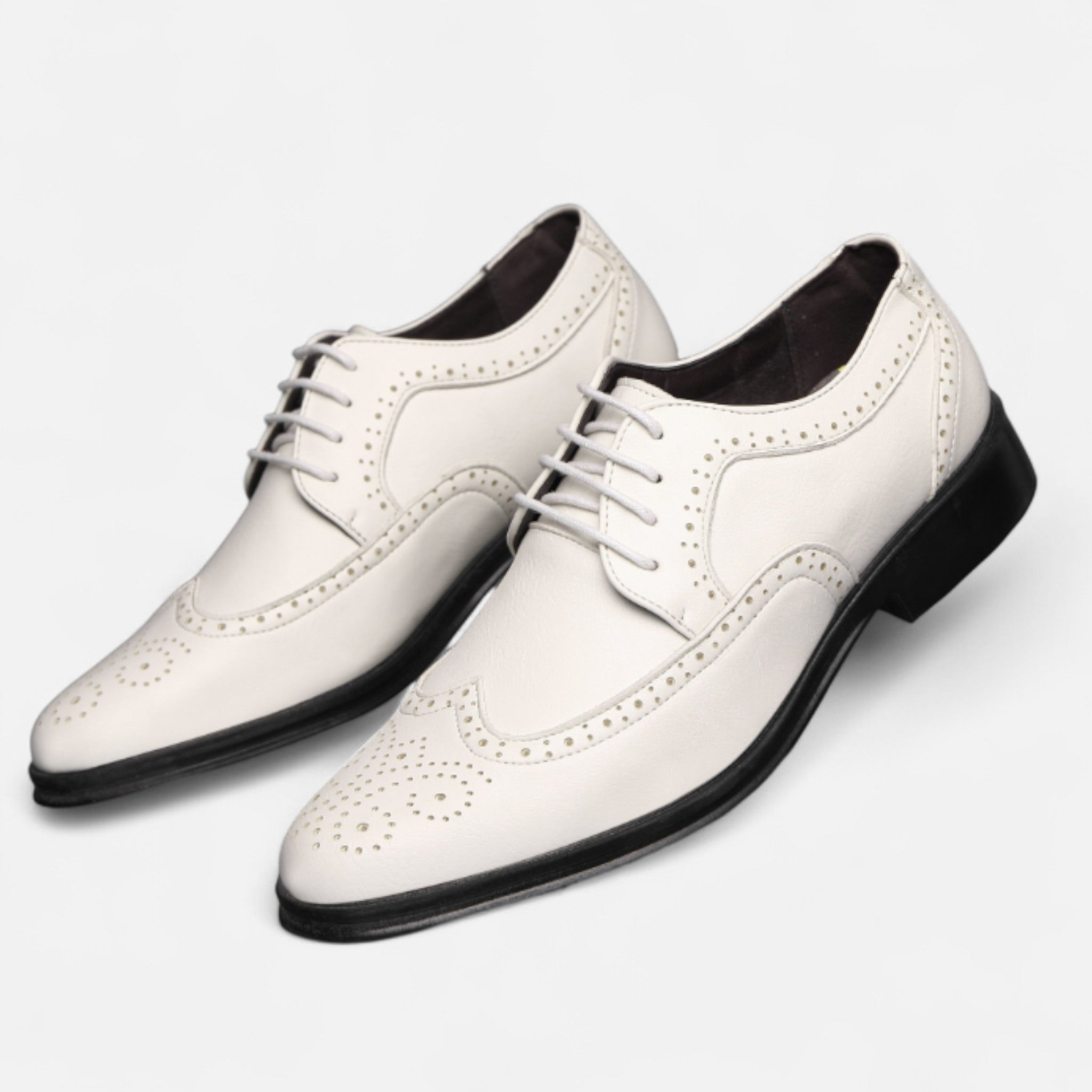 Zapatos Formales Hombre Estilo Inglés Perforado