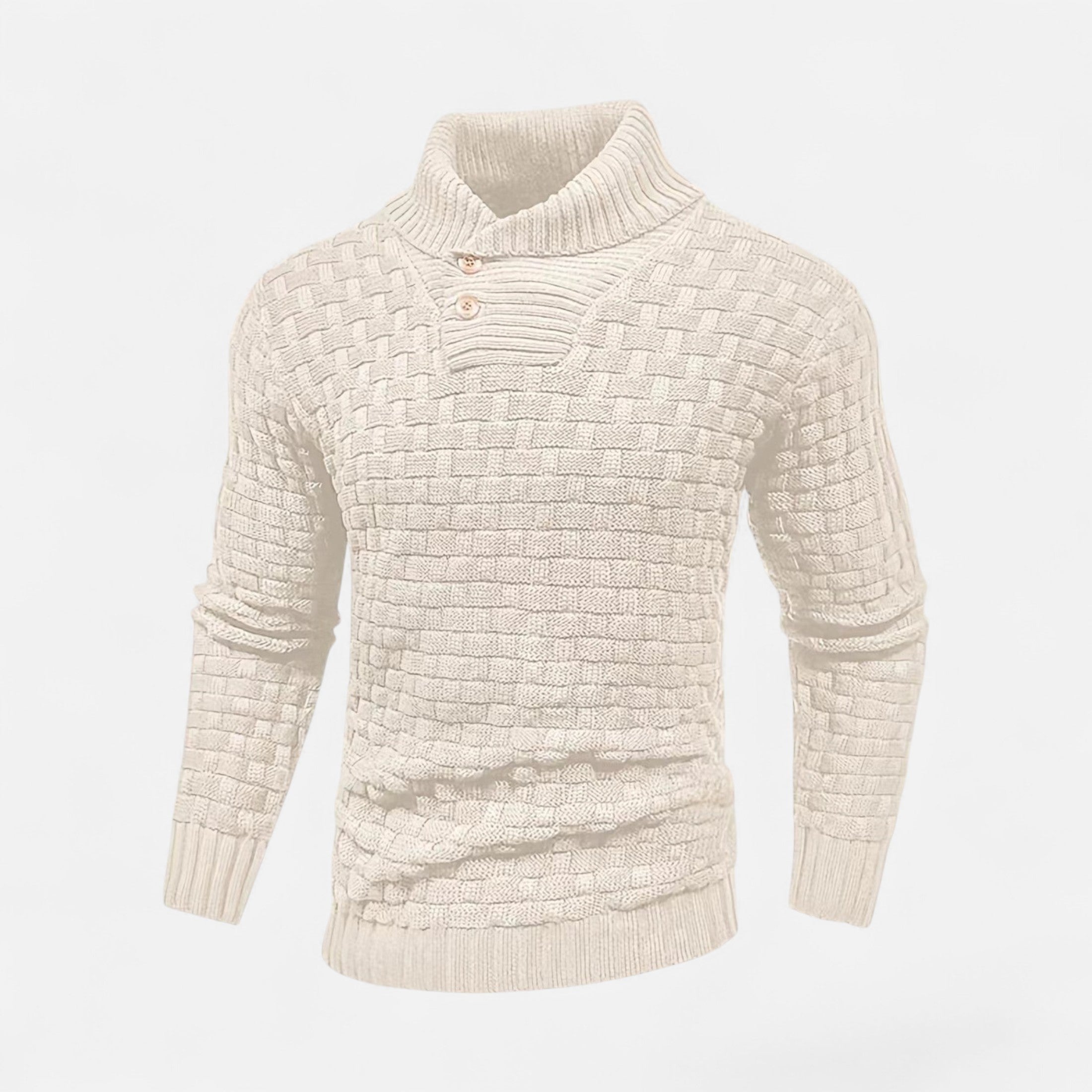 Jersey Hombre Invierno Cuello Alto Térmico
