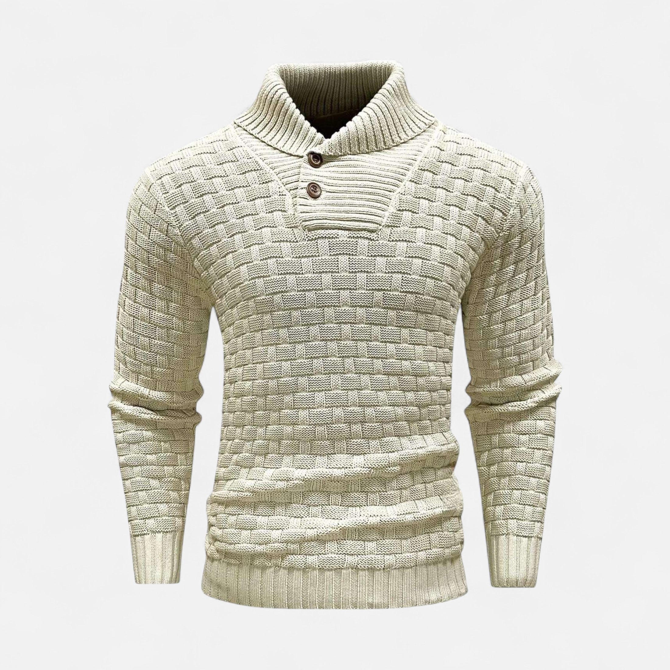 Jersey Hombre Invierno Cuello Alto Térmico