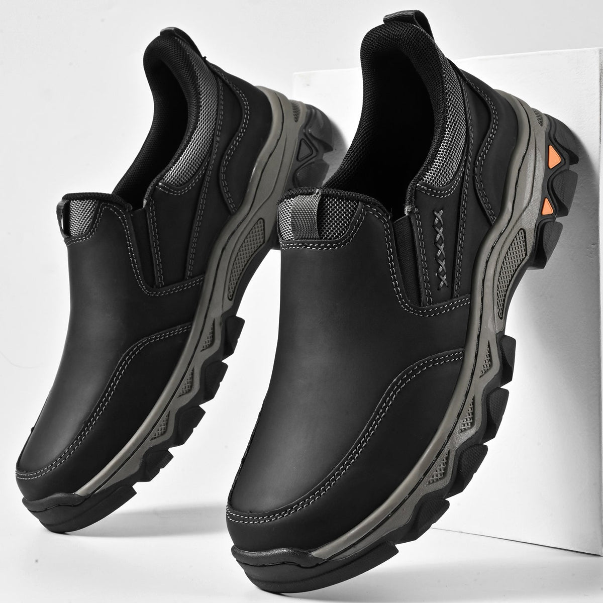 Zapatos de Cuero sin Cordones para Hombre con Suela Antideslizante