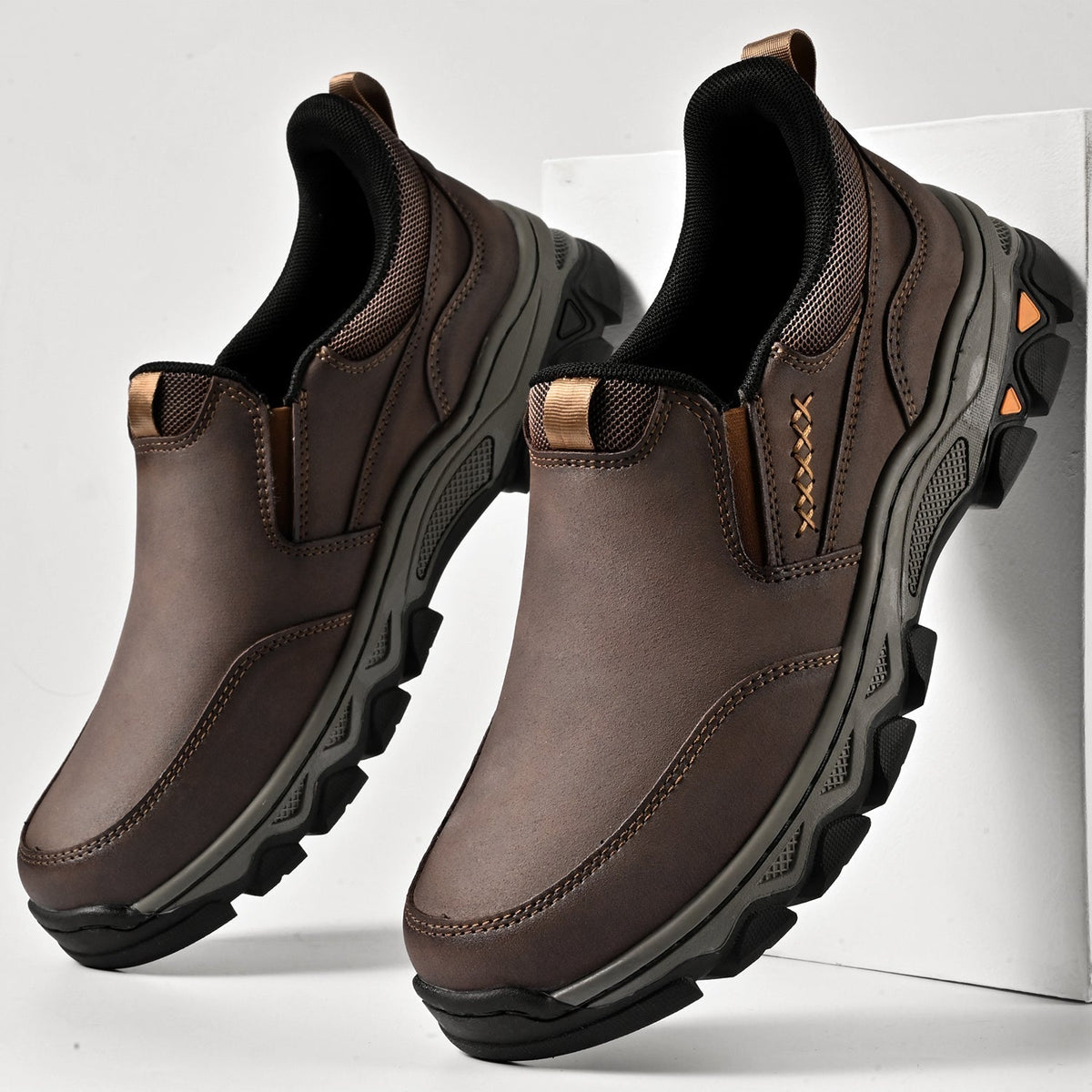 Zapatos de Cuero sin Cordones para Hombre con Suela Antideslizante