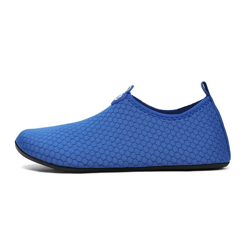 Chaussures aquatiques unisexes - semelle élastique en caoutchouc - chaussures pour plage et piscine