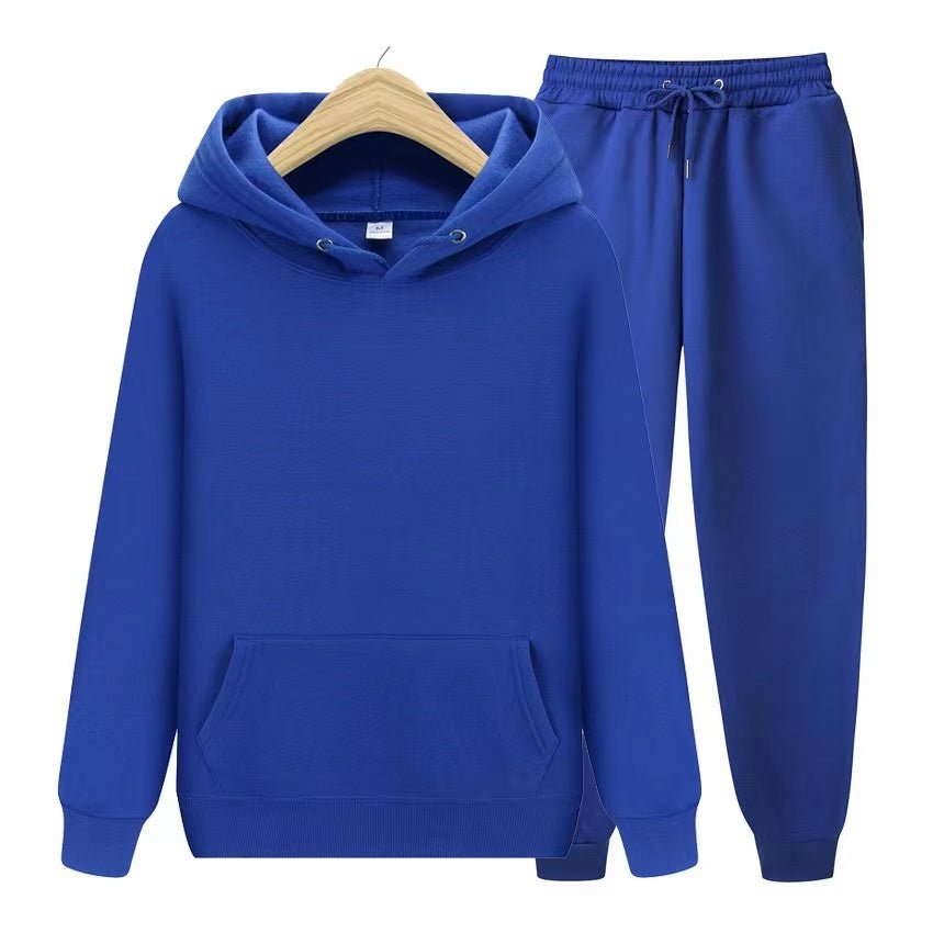 Conjunto de Chándal Unisex con Sudadera de Capucha y Jogger de Cintura Ajustable