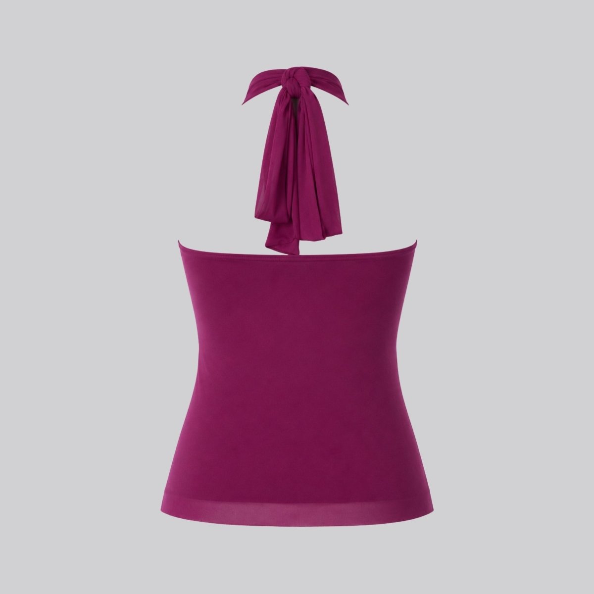 Top halter mujer con volantes | blusa sin mangas para eventos