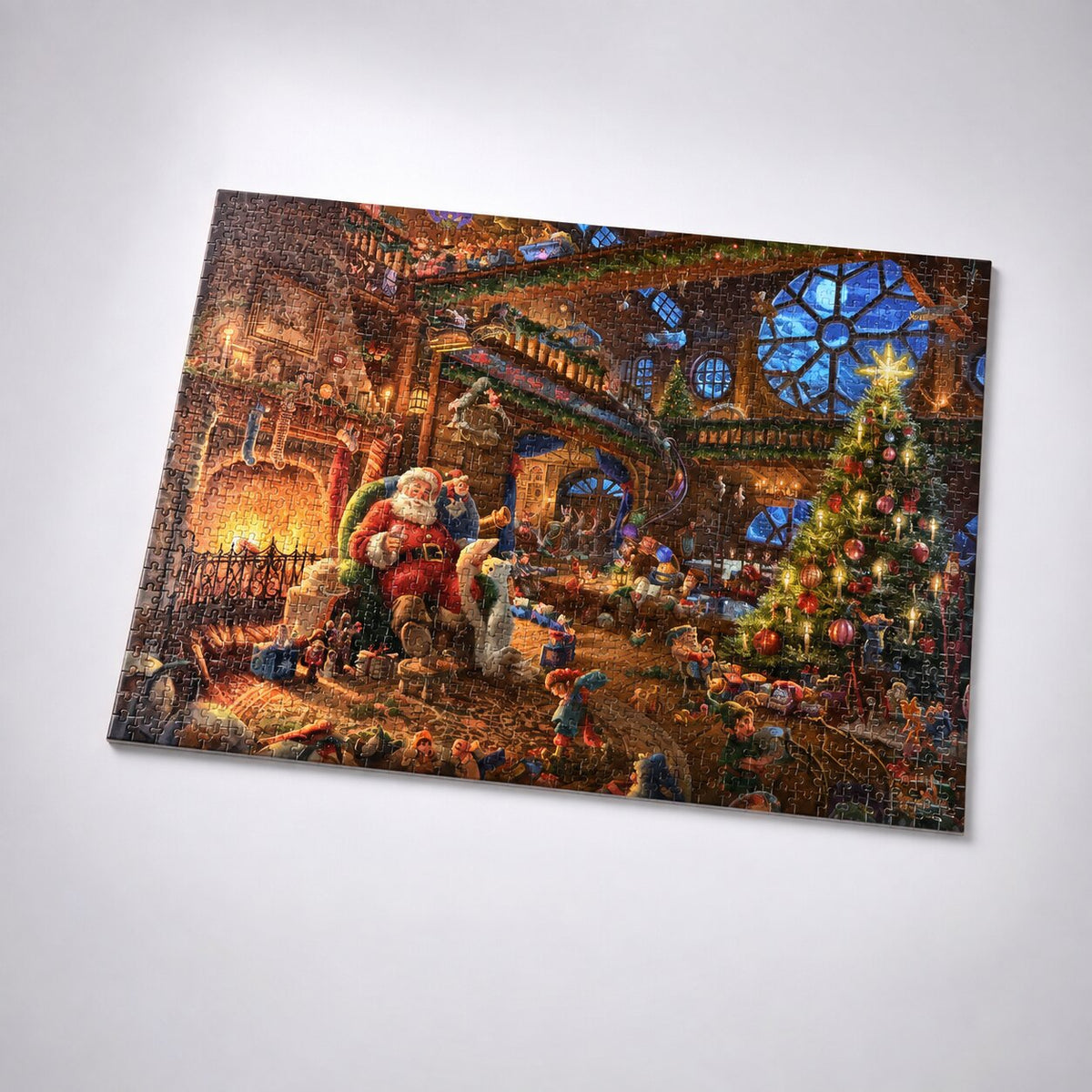 Adventní kalendář s puzzle o 1008 dílcích a 24 očíslovanými krabičkami