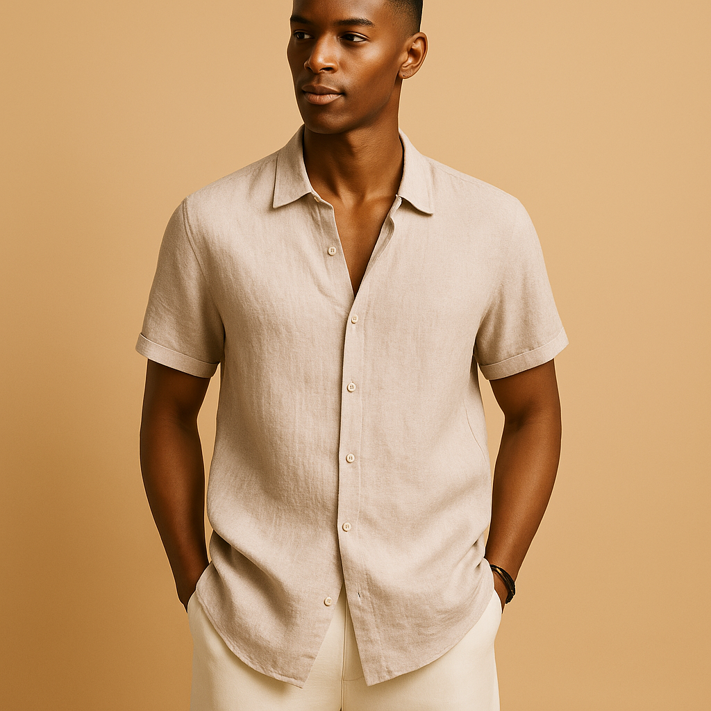 Camisa De Manga Corta Paraa Hombre