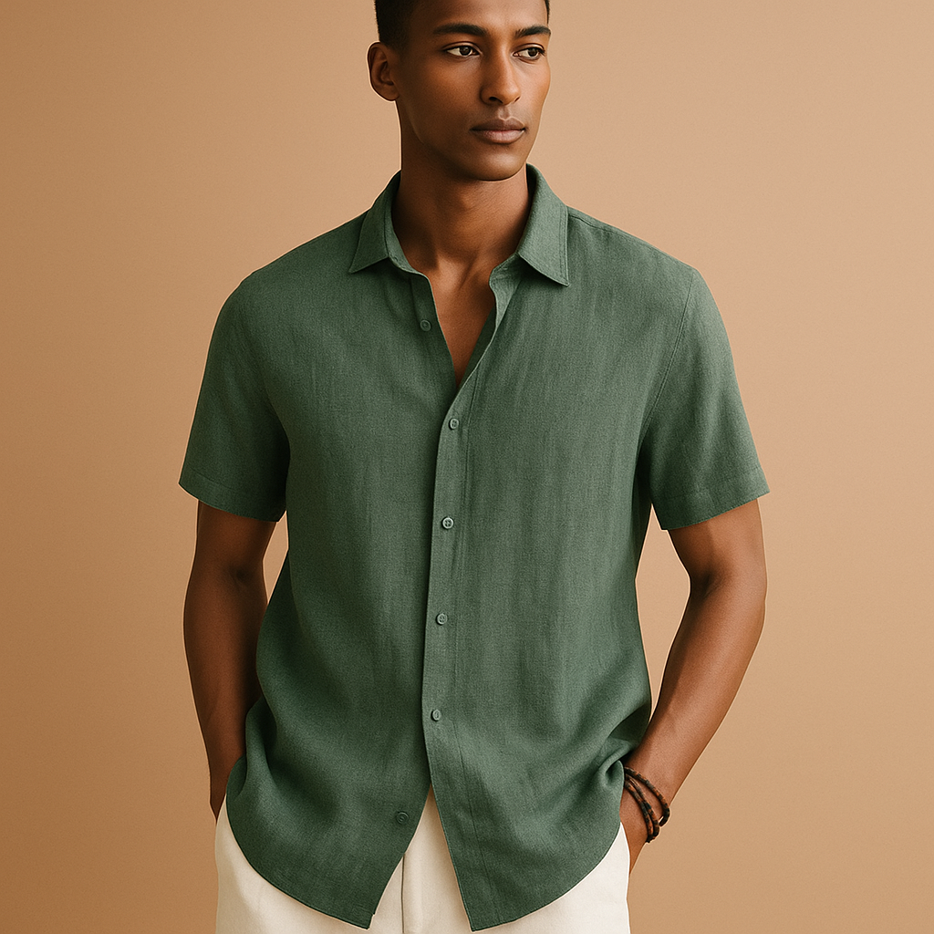 Camisa De Manga Corta Paraa Hombre