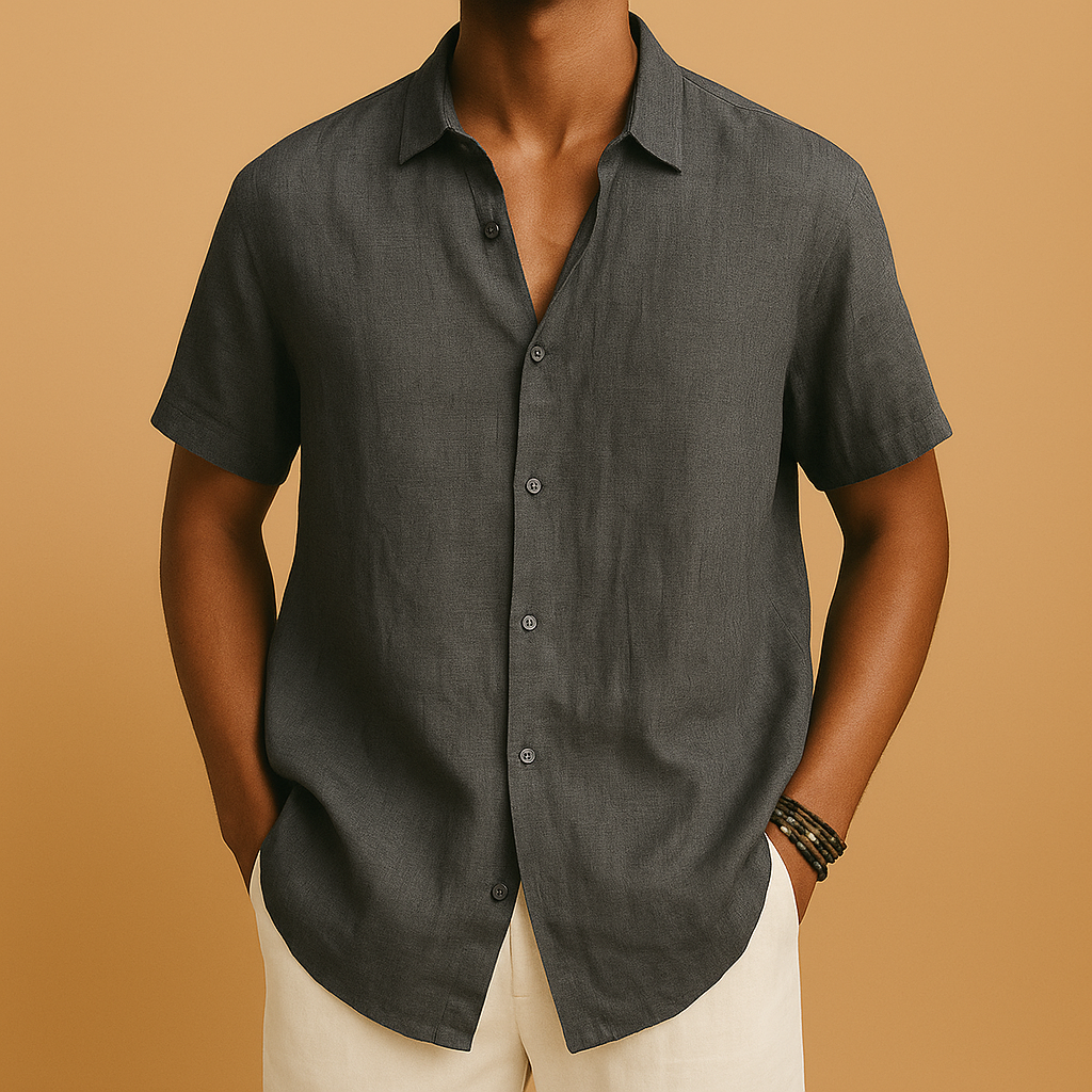 Camisa De Manga Corta Paraa Hombre