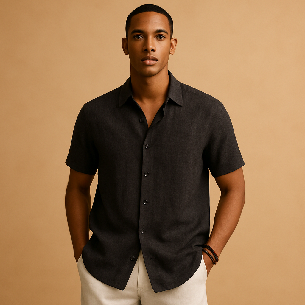 Camisa De Manga Corta Paraa Hombre
