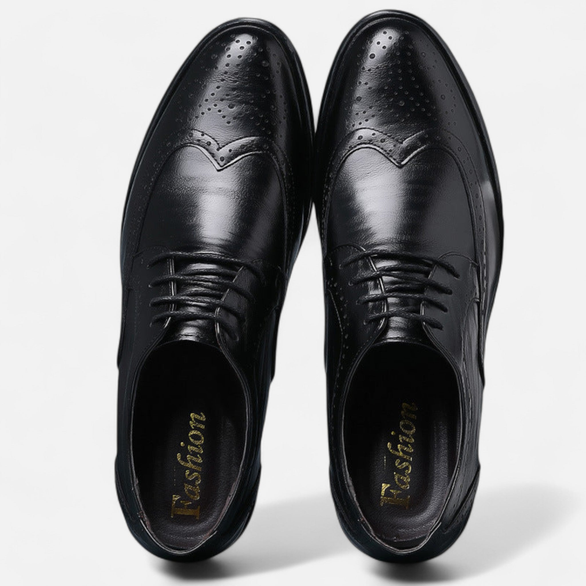 Zapatos Formales Hombre Estilo Inglés Perforado