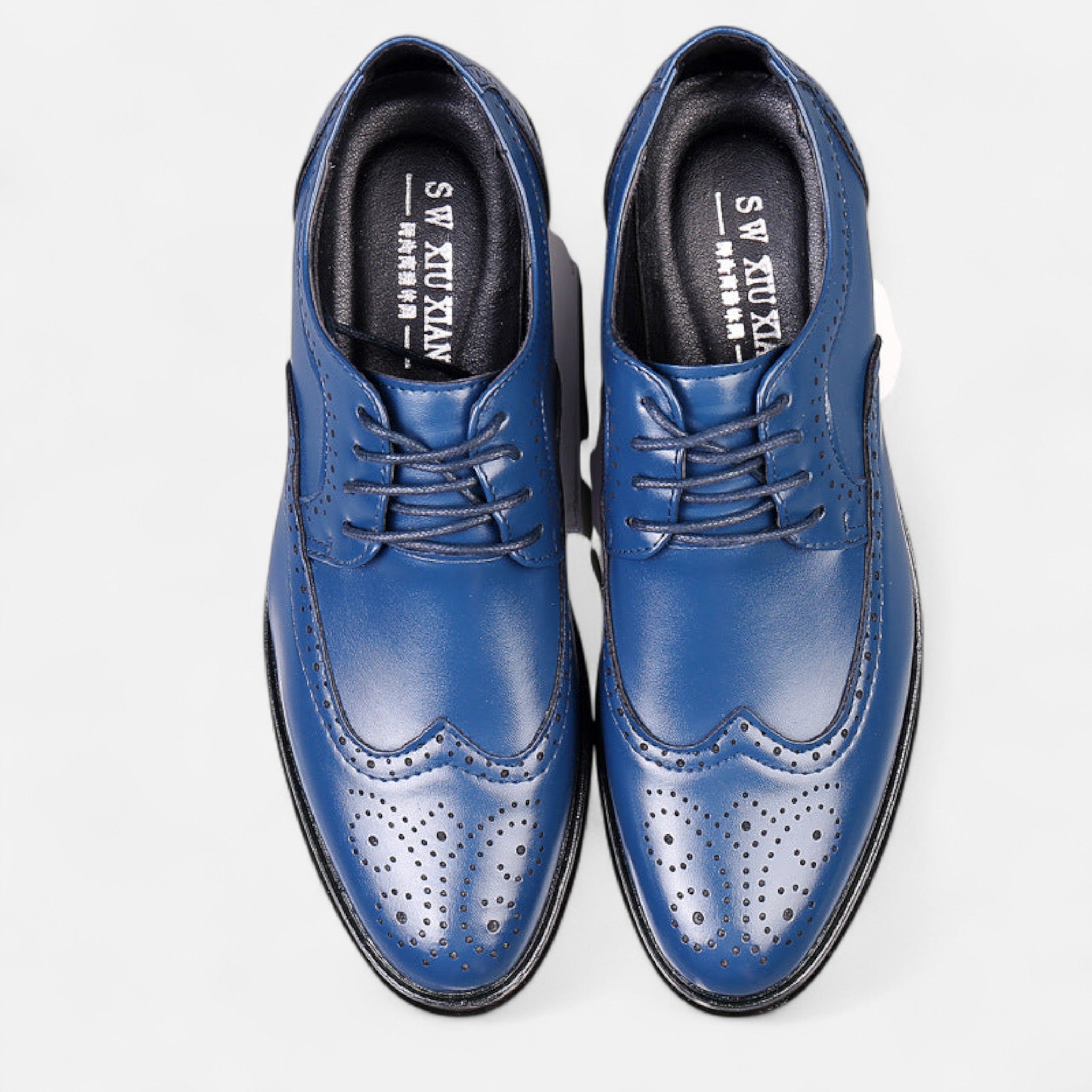 Zapatos Formales Hombre Estilo Inglés Perforado